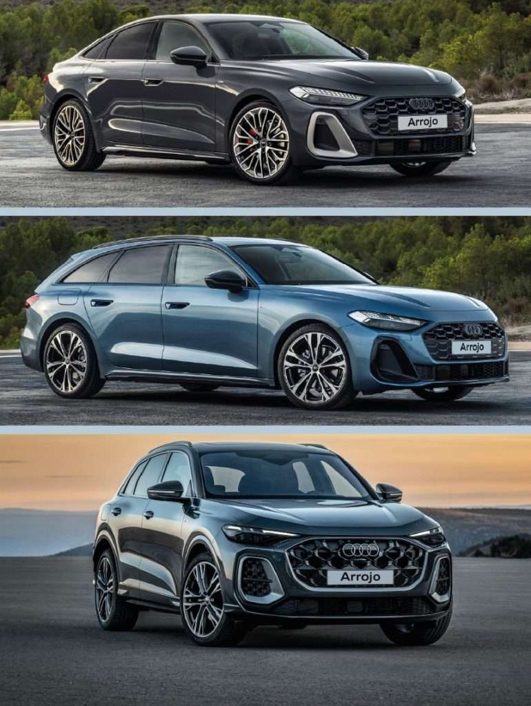 imagenes de varios Audi A5 y Q5